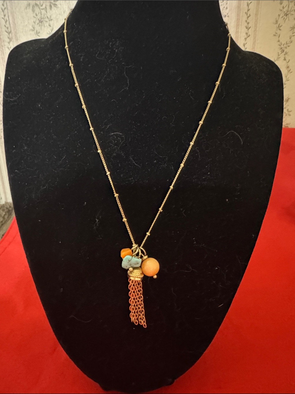 Lia Sophia Gold Necklace with Delicate Pendant